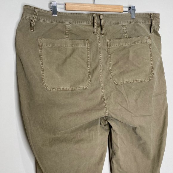 Madewell Curvy Stovepipe Fatigue Pants Tencel Lyocell Edition NWT - Picture 6 of 15